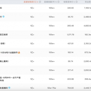 与辉同行冲进前三、东方甄选跌出前十，抖音电商“双11”谁是赢家？ ...