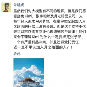 朱啸虎“炮轰”、杨植麟力挺，“关键投资人”张予彤真的是双方分歧点吗？ ...
