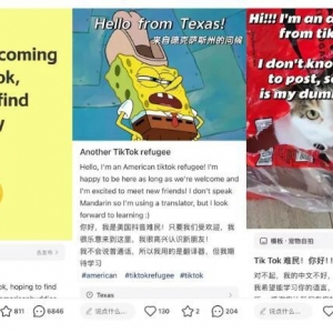 “没有美区用户的TikTok会变无聊”  面对“TikTok难民”用脚投票，小红书能接住这“泼 ...