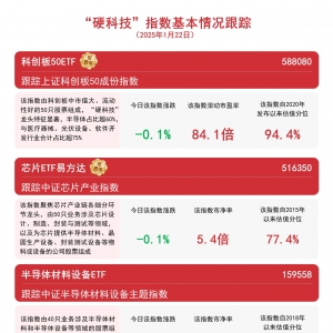 “硬科技”指数震荡调整，关注科创板50ETF(588080)和芯片ETF易方达(516350)等产品走势 ...