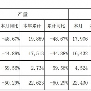赛力斯：1月新能源汽车销量同比下降51.39％