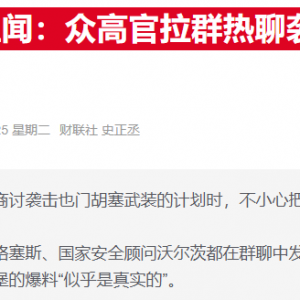 群聊大曝光！万斯等人痛斥欧洲“搭便车”美欧关系裂痕持续加深 ...