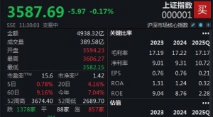 PCB板块热度不减，沪指半日微跌0.17%