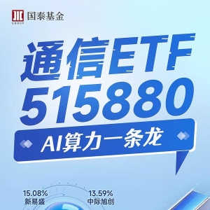通信ETF（515880）再创新高！“光模块ETF”哪里找？通信ETF（515880）光模块占比超40% ...