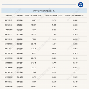 上半年券商薪酬曝光：超八成机构薪酬总额上涨，这家券商人均超40万居首 ...