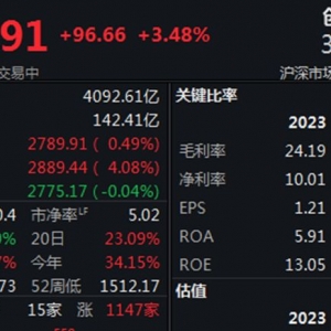 两市强势反弹，创业板指半日大涨3.48%