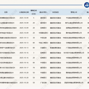 公募发行端10月持续上新：权益类产品唱主角，知名基金经理扎堆发力 ...