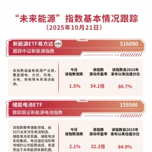 新能源板块延续涨势，关注储能电池ETF（159566）、新能源ETF易方达（516090）等投资价 ...
