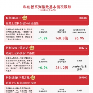 热门科技方向走势分化，关注科创板50ETF（588080）、科创综指ETF易方达（589800）等投 ...