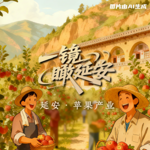 一镜瞰延安·AI海报丨苹果甜、光伏亮……这些产业有了“新花样” ...