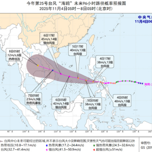 台风“海鸥”已登陆菲律宾沿海 明晨将移入南海
