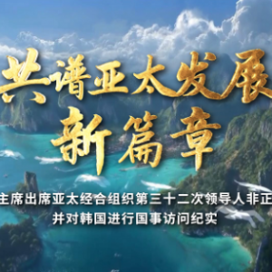共谱亚太发展新篇章——习近平主席出席亚太经合组织第三十二次领导人非正式会议并对韩 ...