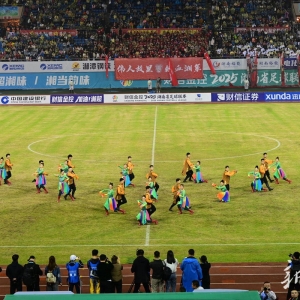 “湘超”赛场绽放“湘吐”深情