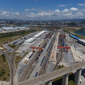 怀化国际陆港今年发运班列1002列 班列发运实现质和量双飞跃