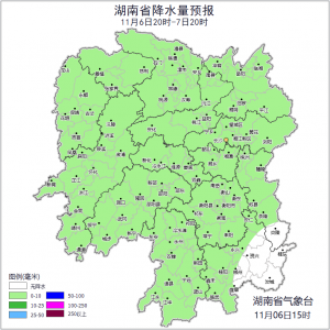 冷空气今晚抵达湖南，气温猛降
