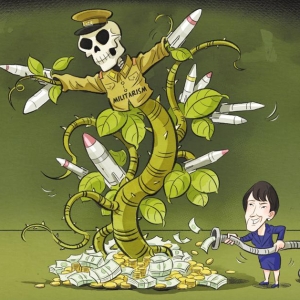 【世界说】外媒：日本“和平假面”下防卫预算13连增 应警惕军国主义幽灵复现 ...
