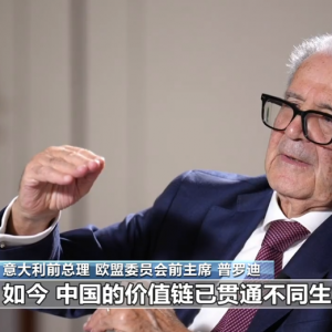 高端访谈丨意大利前总理：中国实现巨变 发展模式独一无二