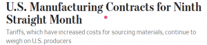 全球媒体聚焦丨外媒：关税政策导致美制造业活动连续九个月萎缩 ...