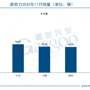 新势力11月销量“战报”：鸿蒙破8万创新高，银河单月超13万