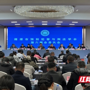 视频丨湘潭市预防犯罪与刑法学会完成换届选举