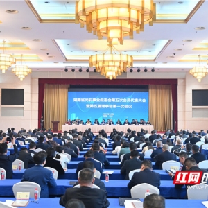 胡建新当选第五届湖南省光彩事业促进会会长