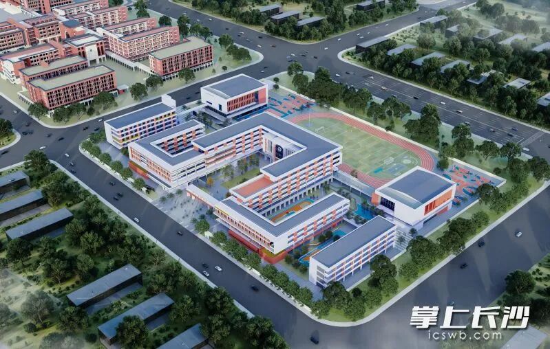 雅礼会展学校效果图。均为通讯员供图