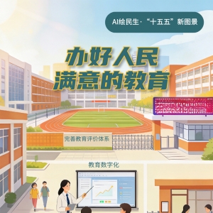 AI绘民生·“十五五”新图景丨@学生和家长：数字化学习 资源更均衡！ ...
