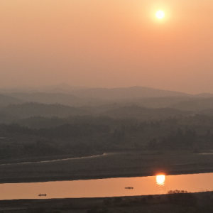 组图 | 桂阳县：舂陵江白鹭翩跹 夕照美如画