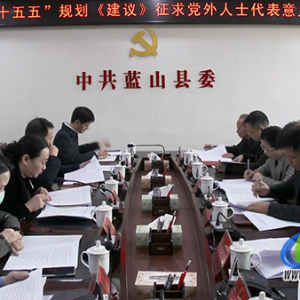 蓝山县委“十五五”规划《建议》征求离退休老同志、党外人士代表意见座谈会召开 ...