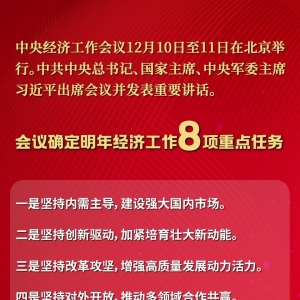 主播说联播丨做好明年经济工作，“八个坚持”划出重点任务！ ...