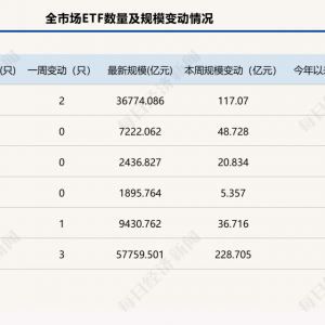 ETF总规模达5.78万亿元，这类产品两周“吸金”超140亿元 | ETF规模周报 ...