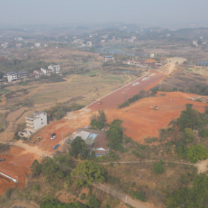 祁阳：抢抓工期推进环城交通“大动脉”建设