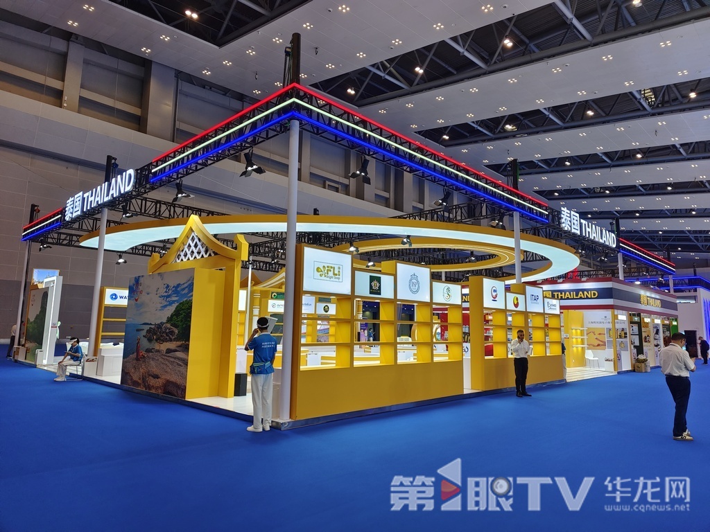 西洽会泰国馆。第1眼TV-华龙网记者 石涛 摄