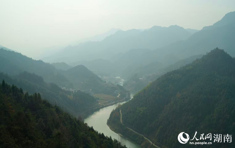 如同水墨画一般的溆浦山水。全子玉摄