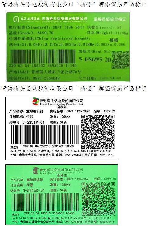 上期所：关于同意河南神火煤电股份有限公司、青海百河铝业有限责任公司等4家注册企业变更产品标识的公告